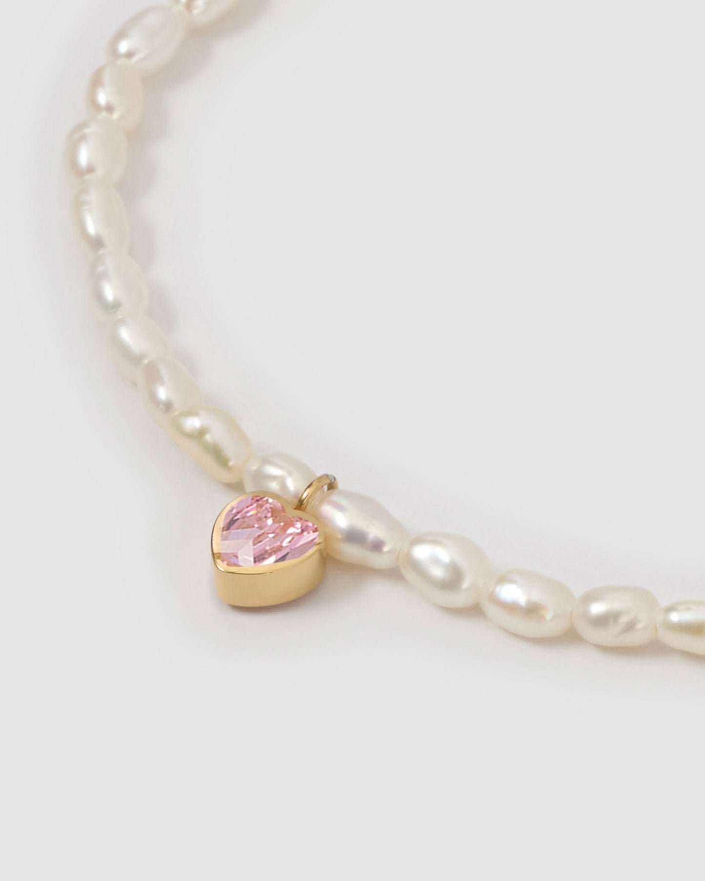 Kiki Pearl Heart Bracelet
