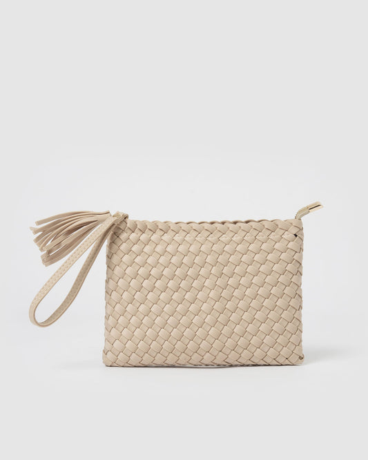 Lavinia Clutch Bag - Cream