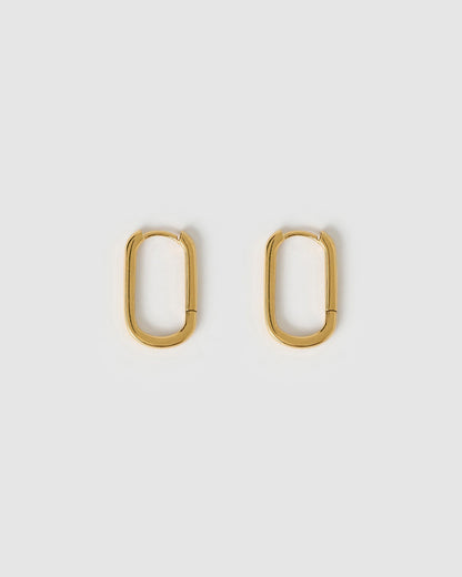 Link-Up Gold Hoop Huggies - Medium