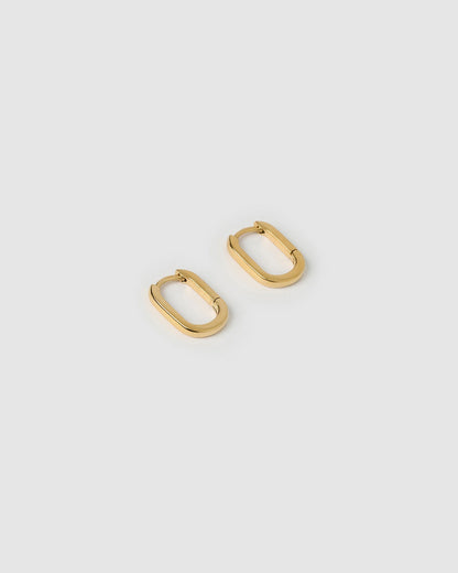 Link-Up Gold Hoop Huggies - Small