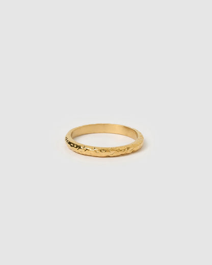 Lorenzo Gold Stacking Ring