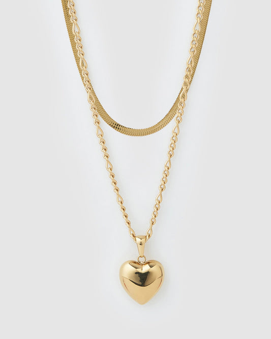 Lovebird Necklace Stack - Gold