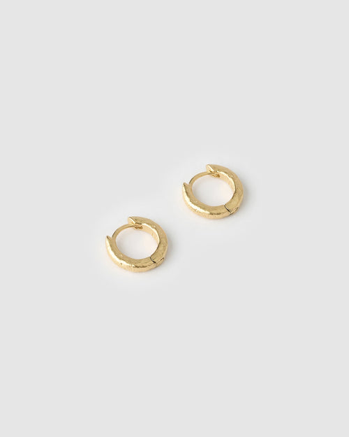Luka Gold Huggie Earrings