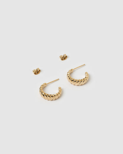 Lulu Gold Hoop Earrings