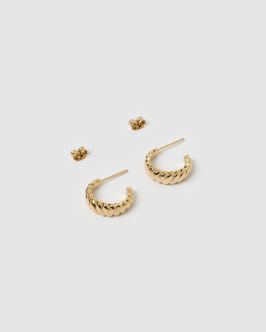 Lulu Gold Hoop Earrings