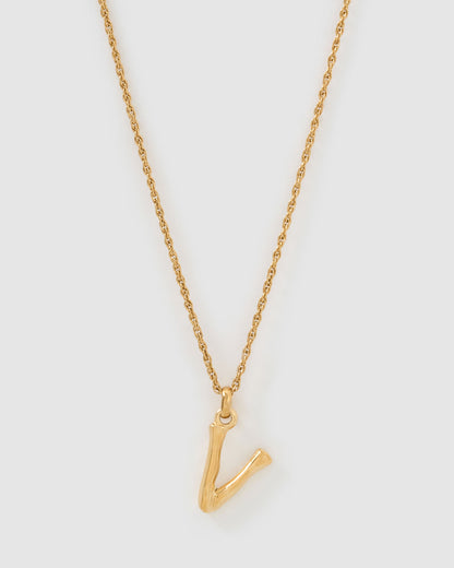 Luxe Letter Necklace - Small