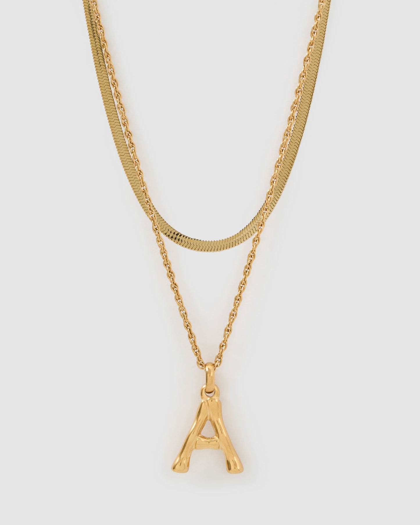 Luxe Letter Necklace Stack