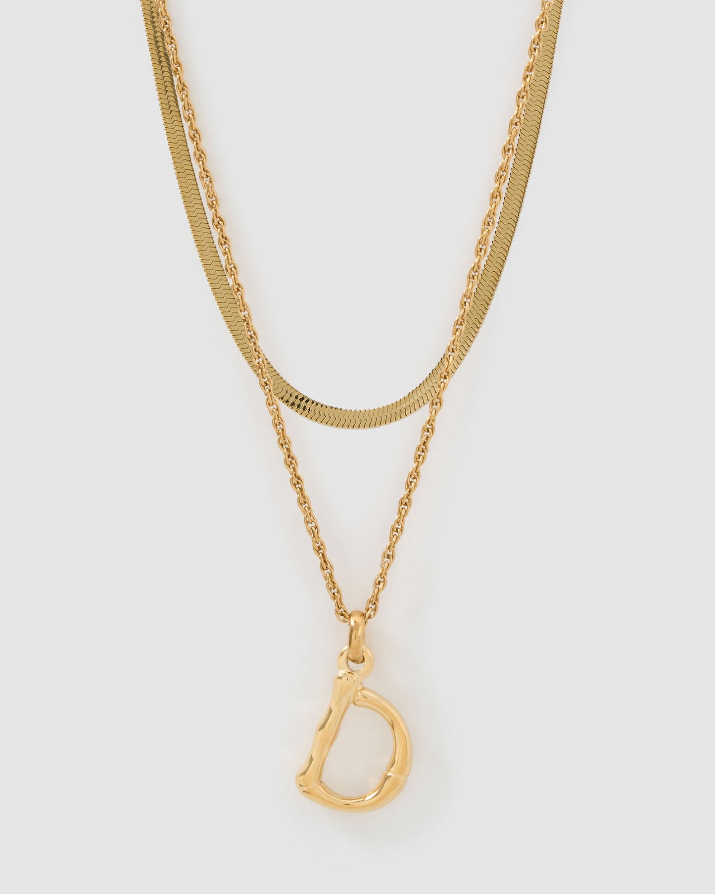 Luxe Letter Necklace Stack