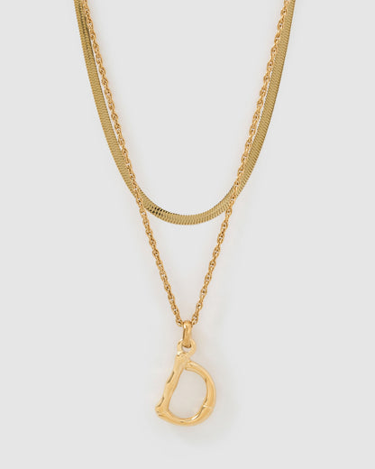 Luxe Letter Necklace Stack