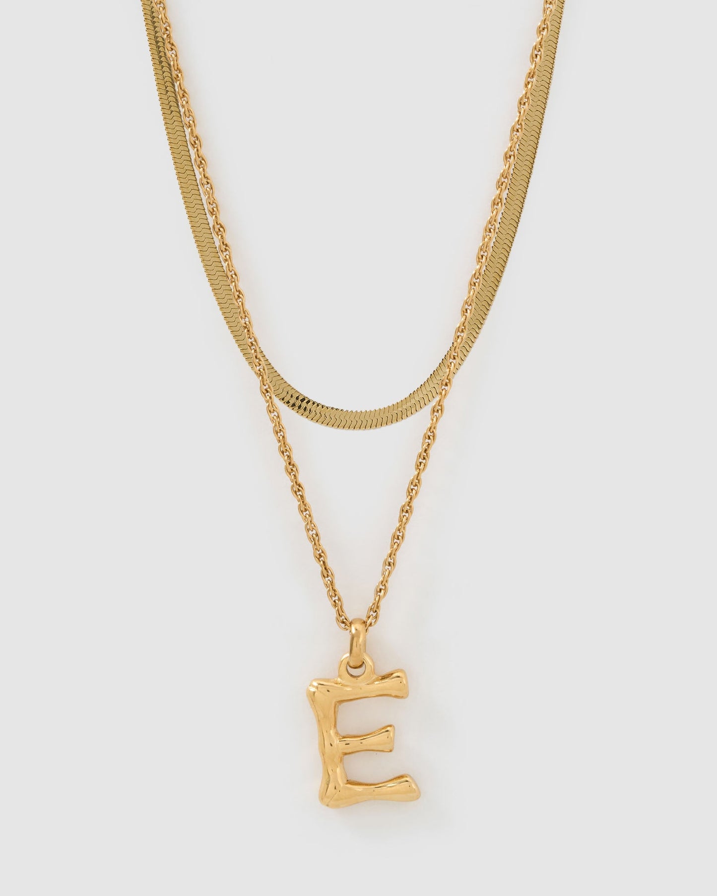 Luxe Letter Necklace Stack
