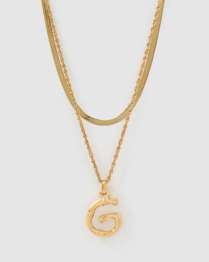 Luxe Letter Necklace Stack