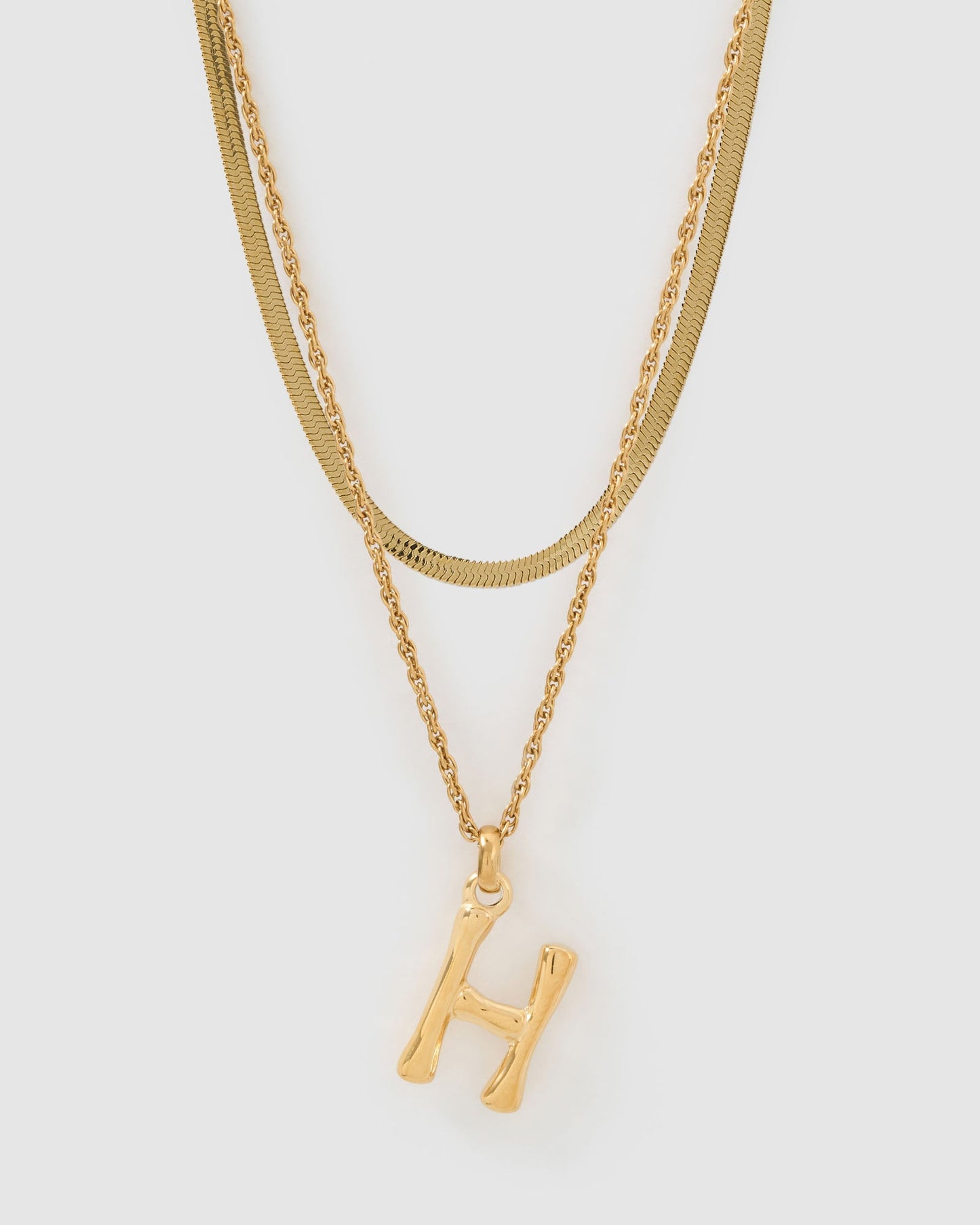 Luxe Letter Necklace Stack