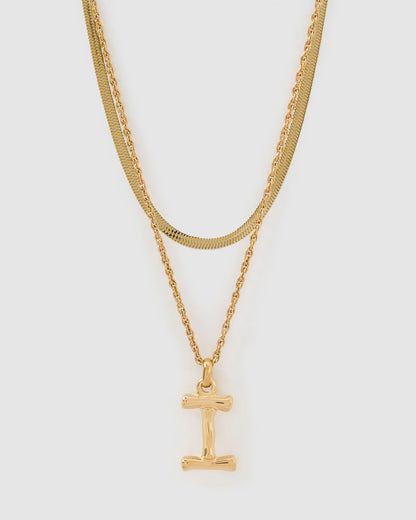 Luxe Letter Necklace Stack