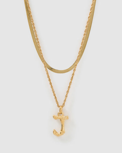 Luxe Letter Necklace Stack