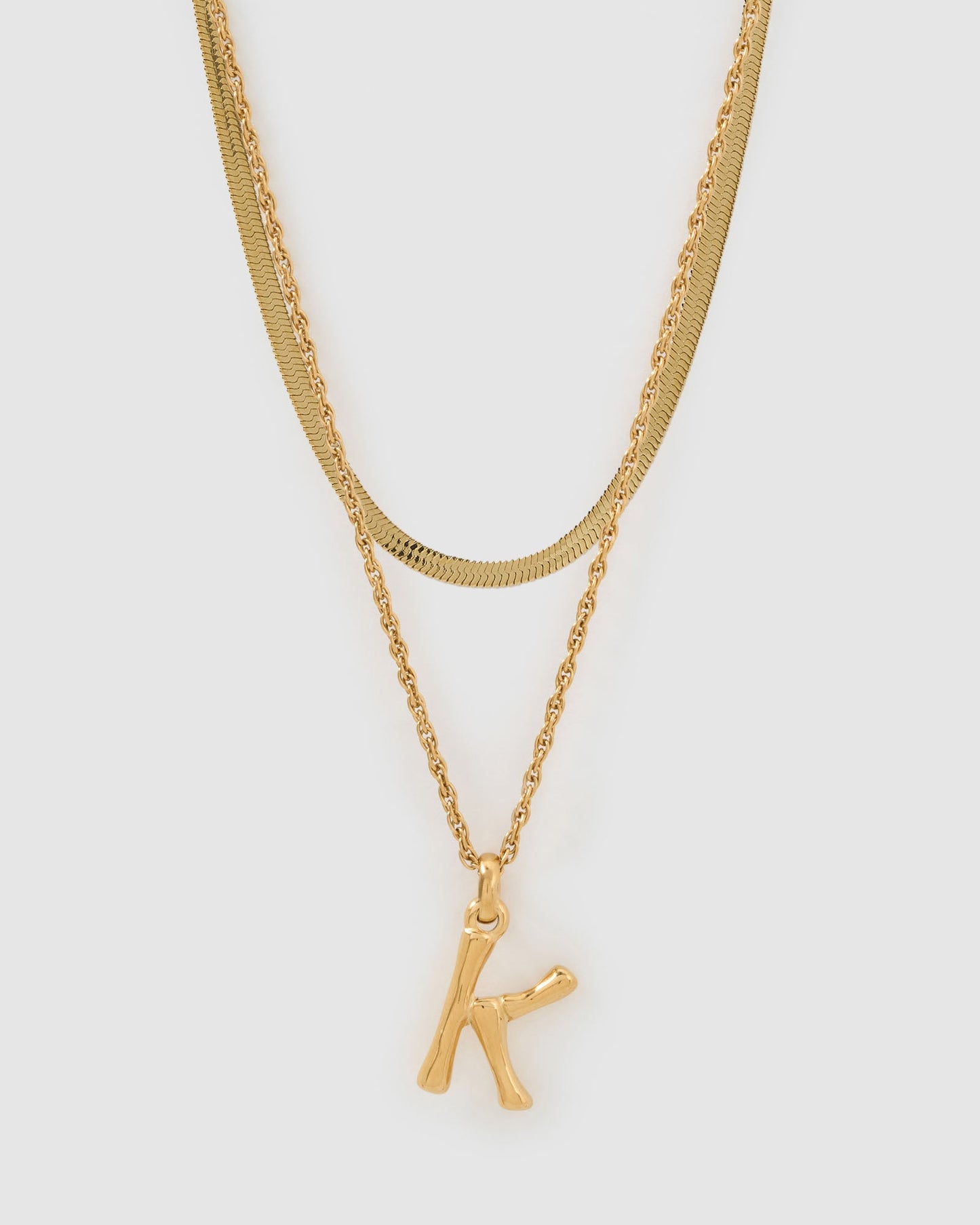 Luxe Letter Necklace Stack