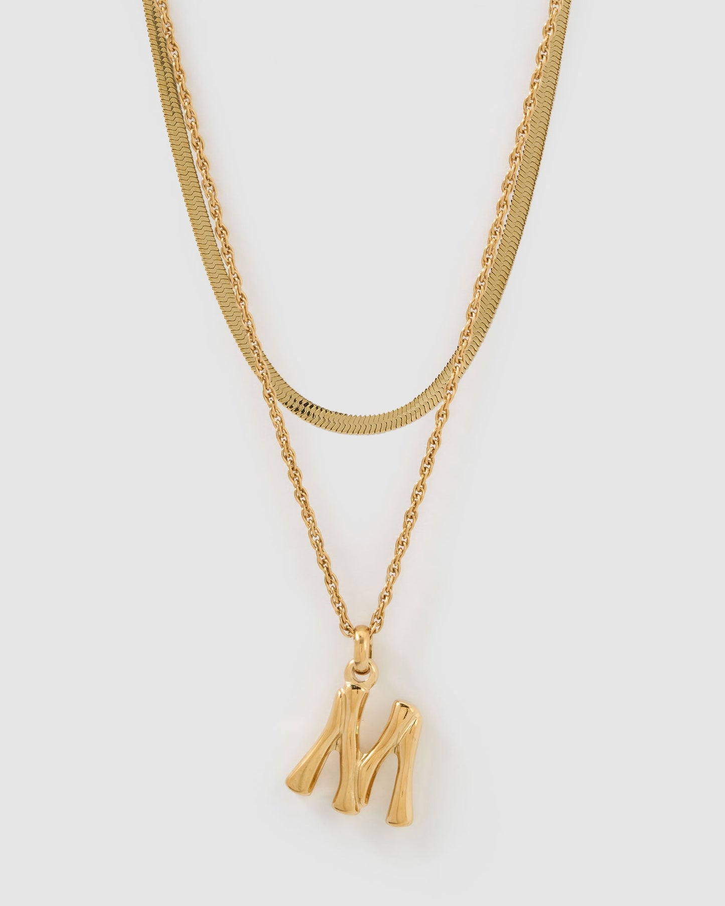 Luxe Letter Necklace Stack