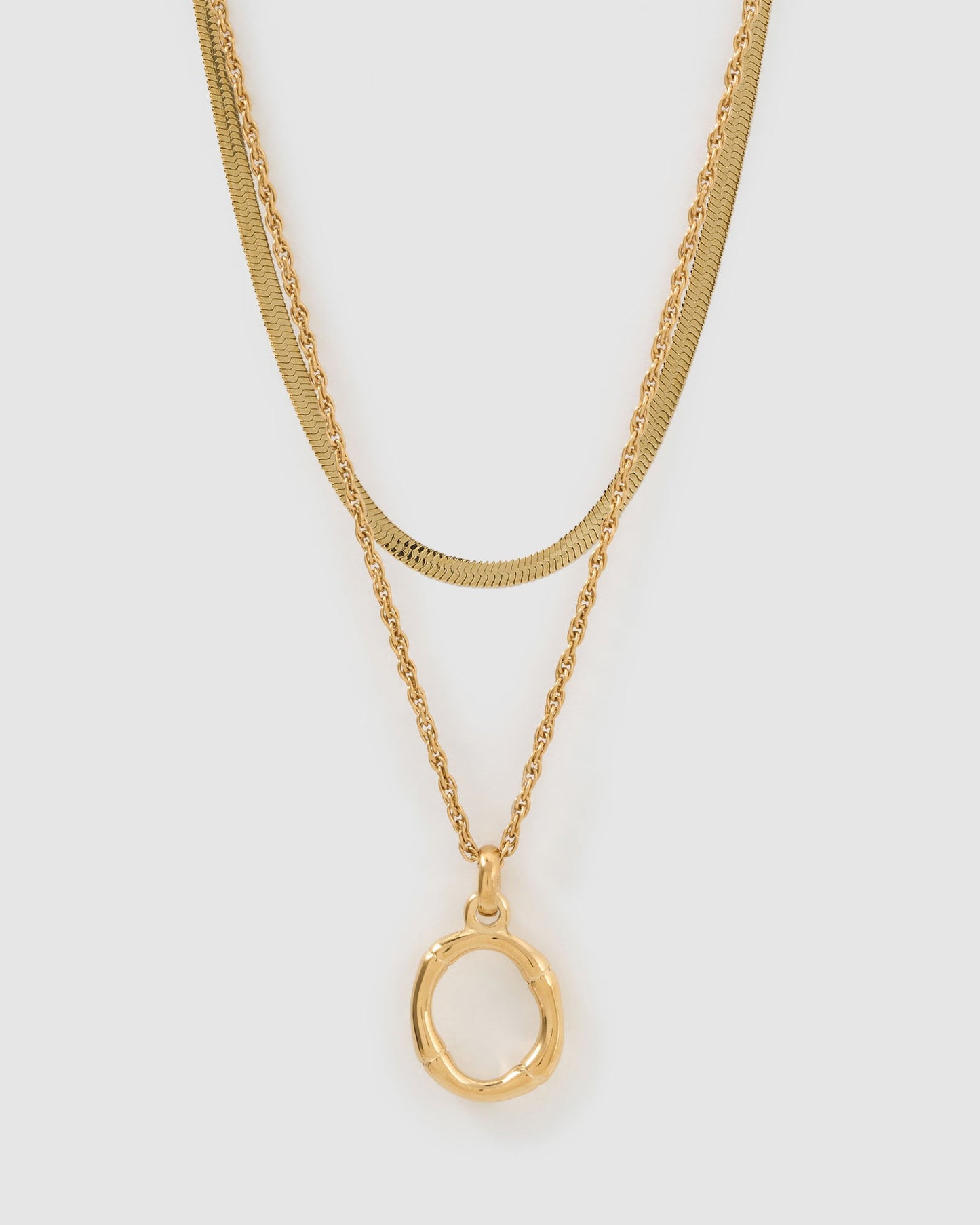 Luxe Letter Necklace Stack