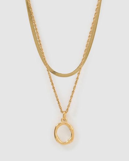 Luxe Letter Necklace Stack
