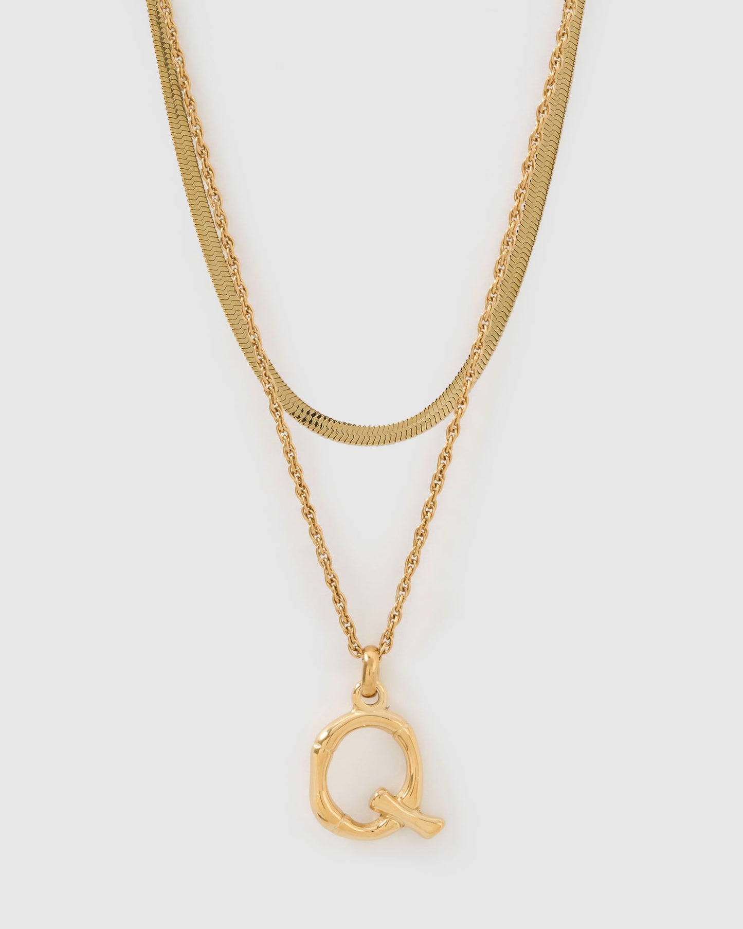 Luxe Letter Necklace Stack