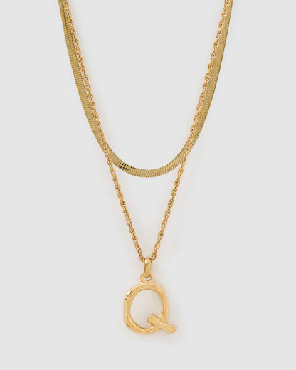 Luxe Letter Necklace Stack