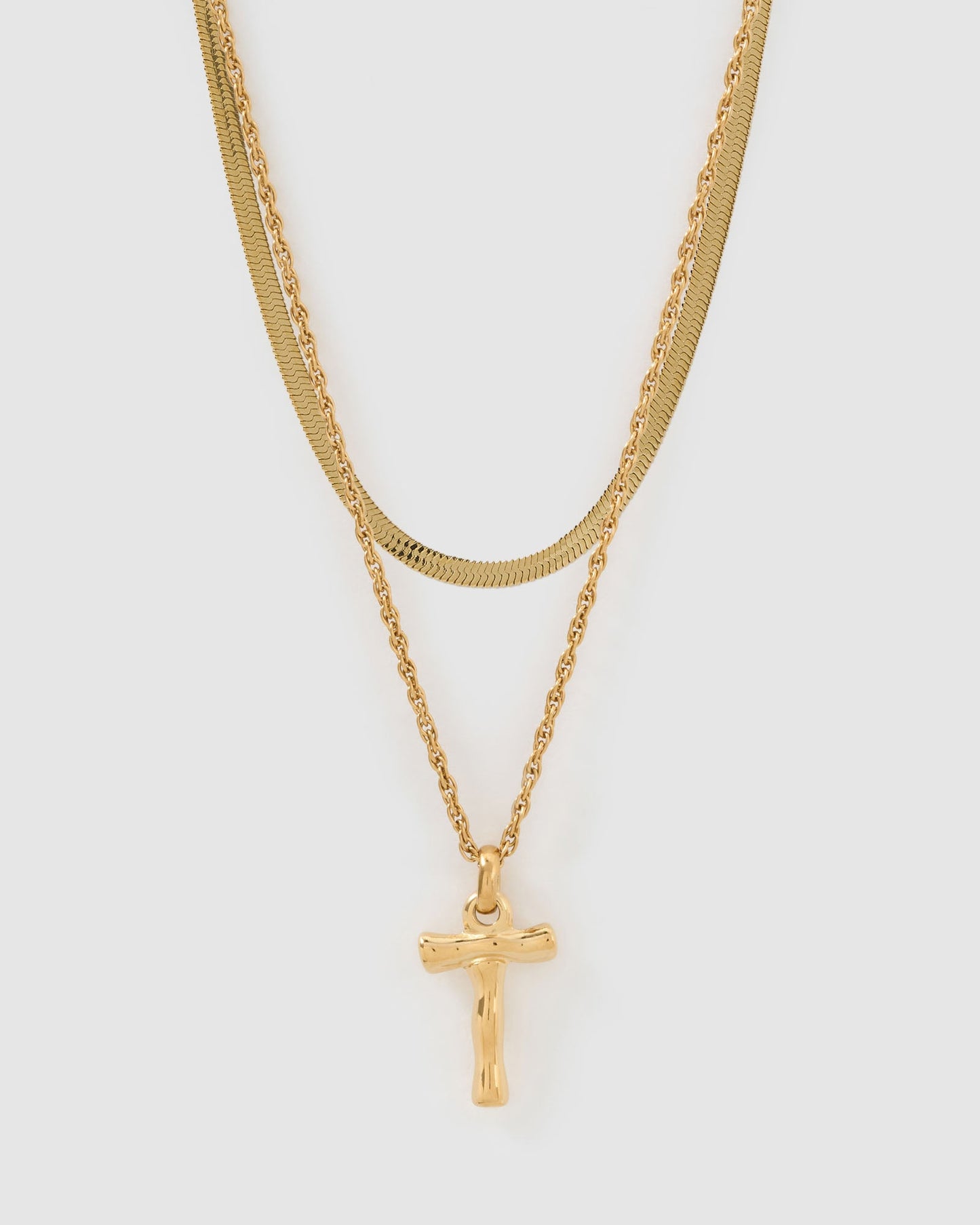 Luxe Letter Necklace Stack