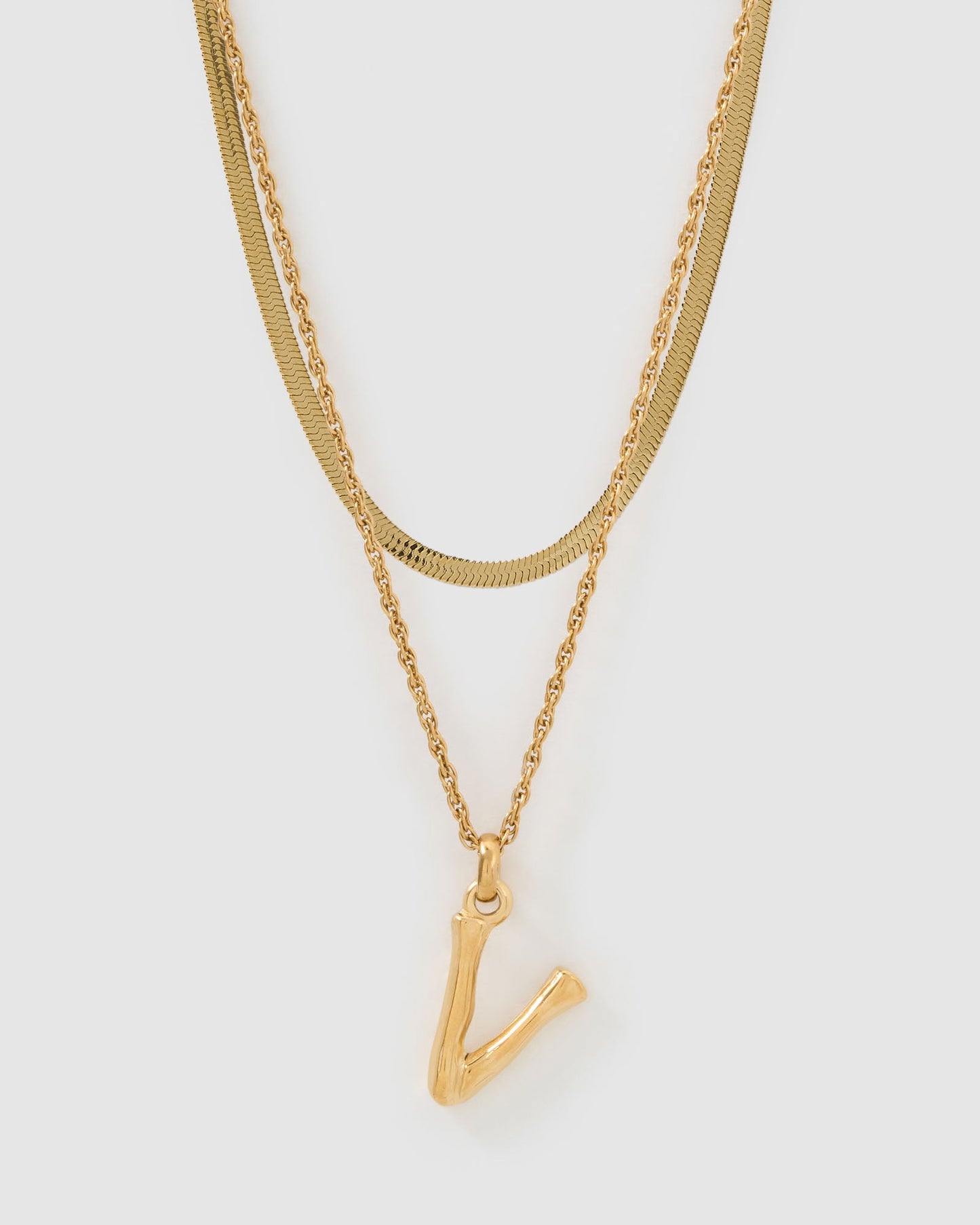 Luxe Letter Necklace Stack