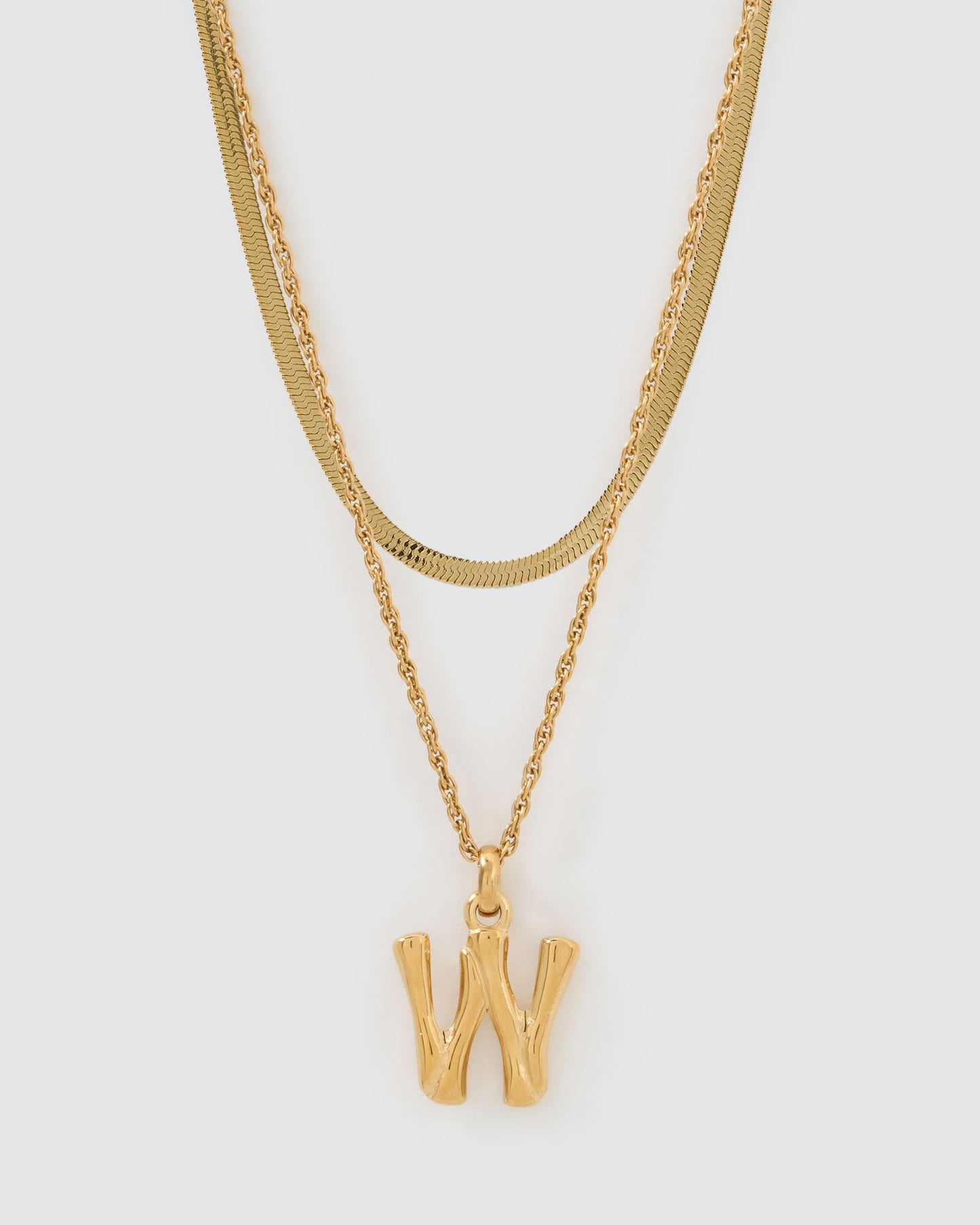 Luxe Letter Necklace Stack