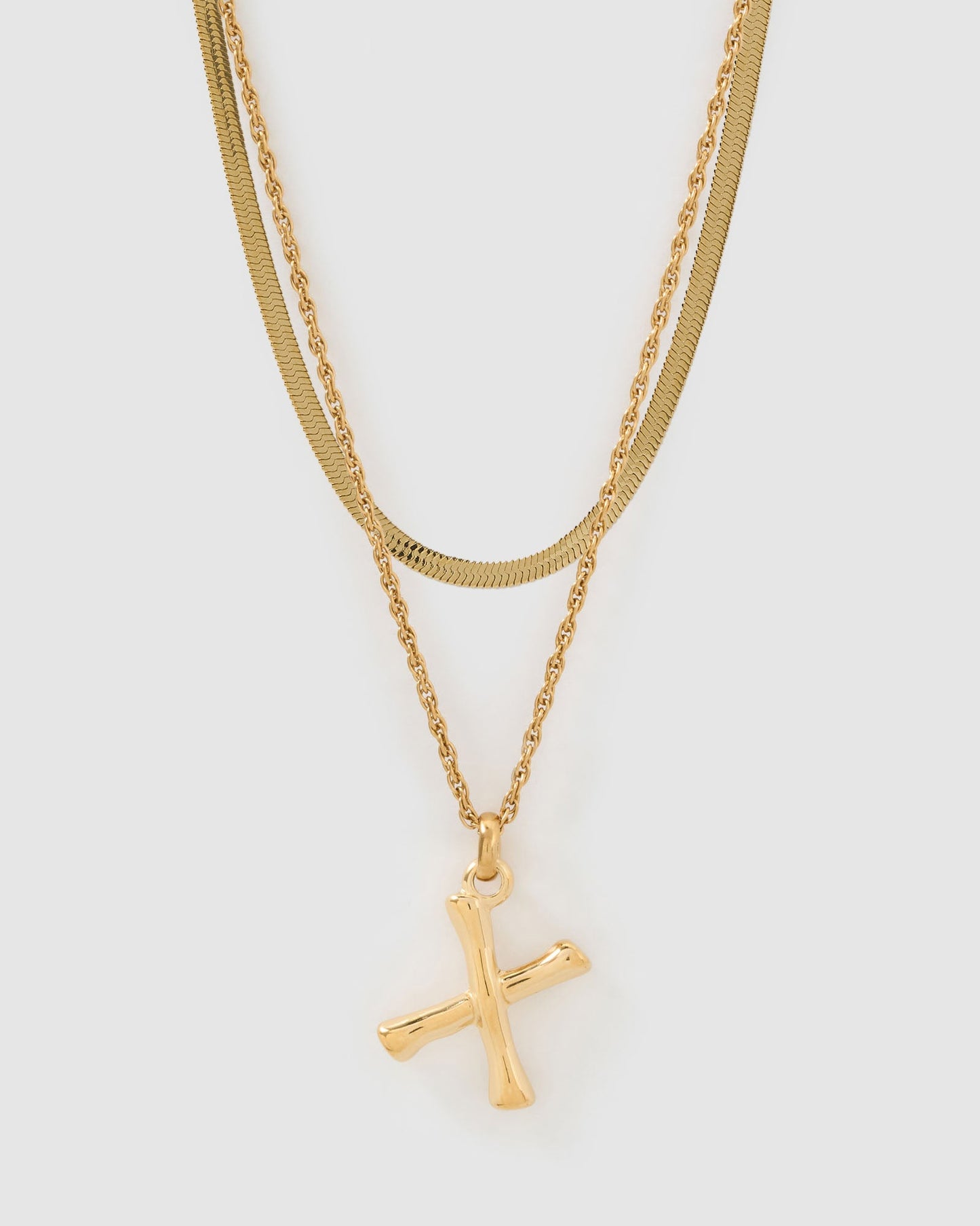 Luxe Letter Necklace Stack