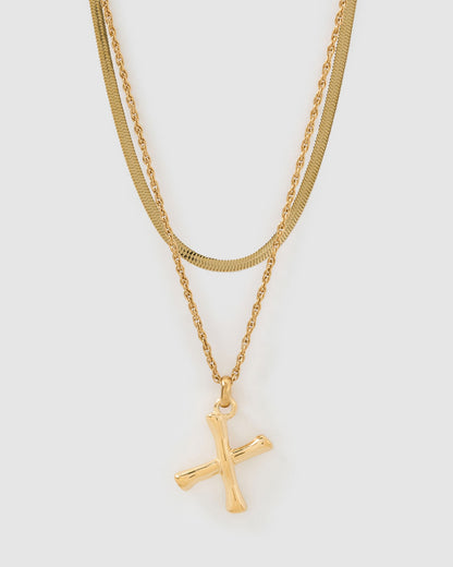 Luxe Letter Necklace Stack