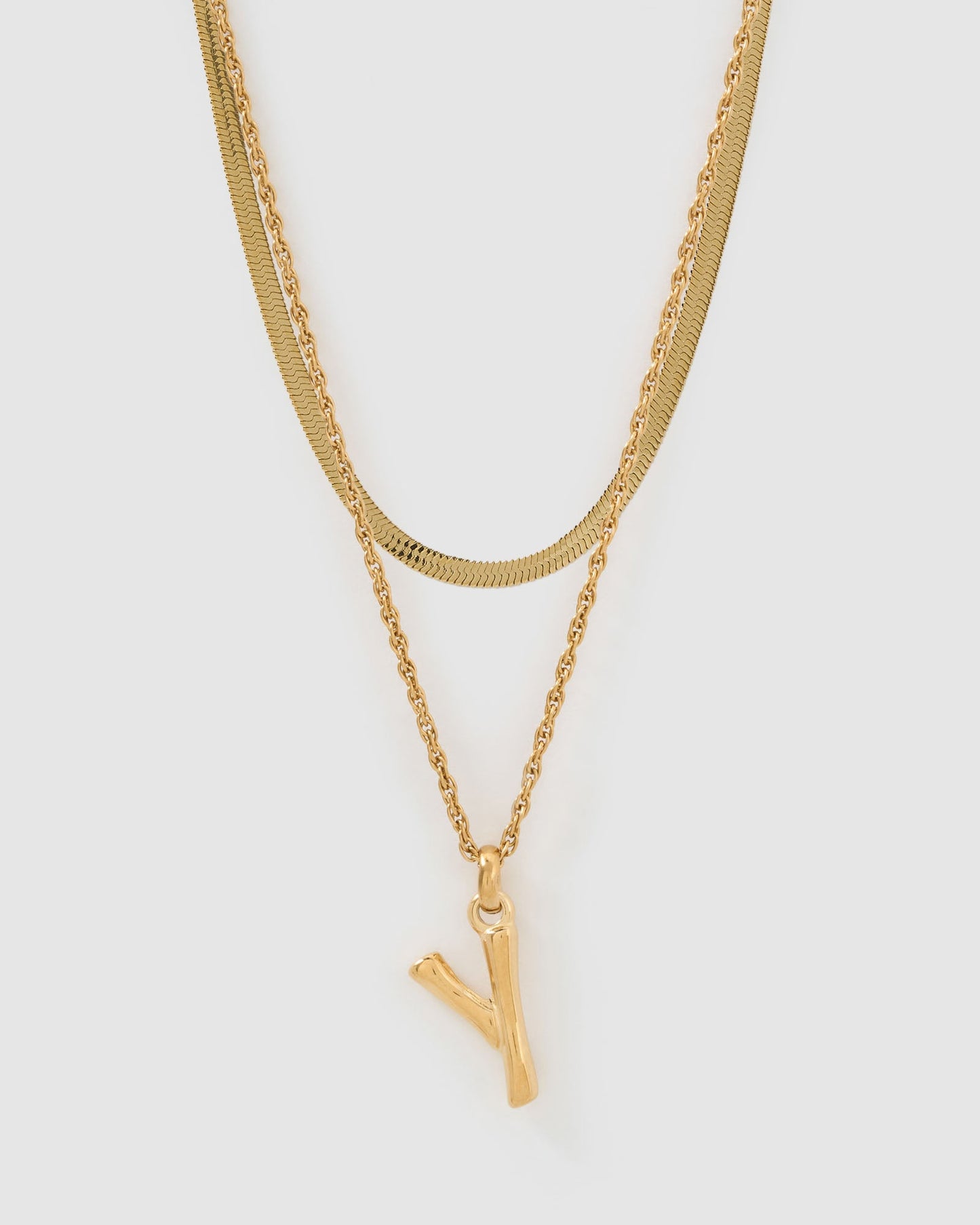 Luxe Letter Necklace Stack