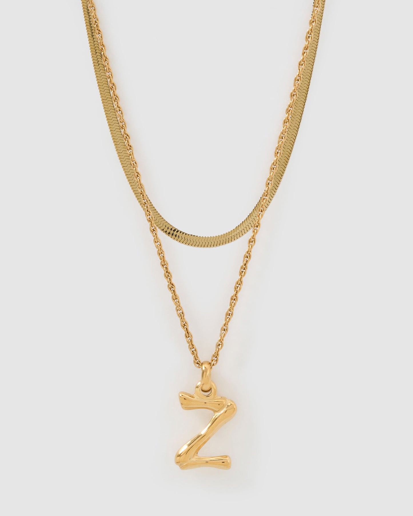Luxe Letter Necklace Stack
