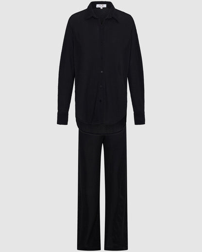 Lyon Pants Set - Liquorice