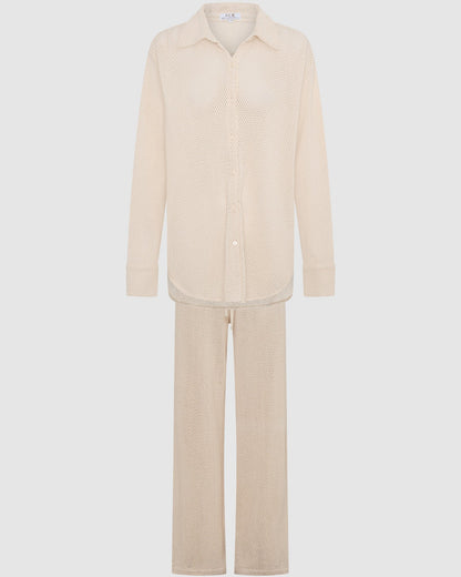 Lyon Pants Set - Coconut