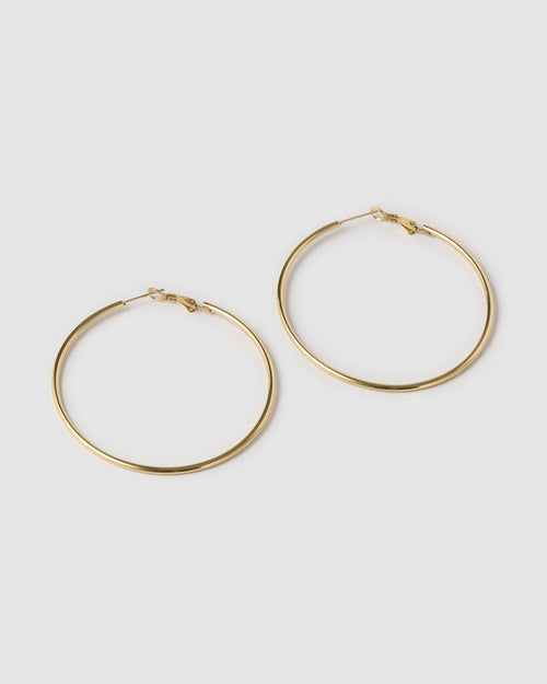 Maddy Gold Hoop Earrings
