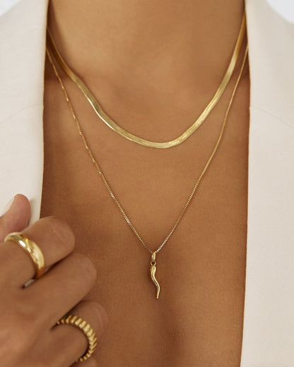 Cornicello Gold Charm