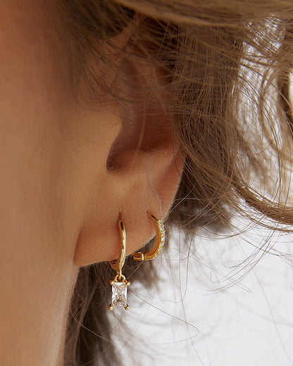 Pip Gold Charm Earrings
