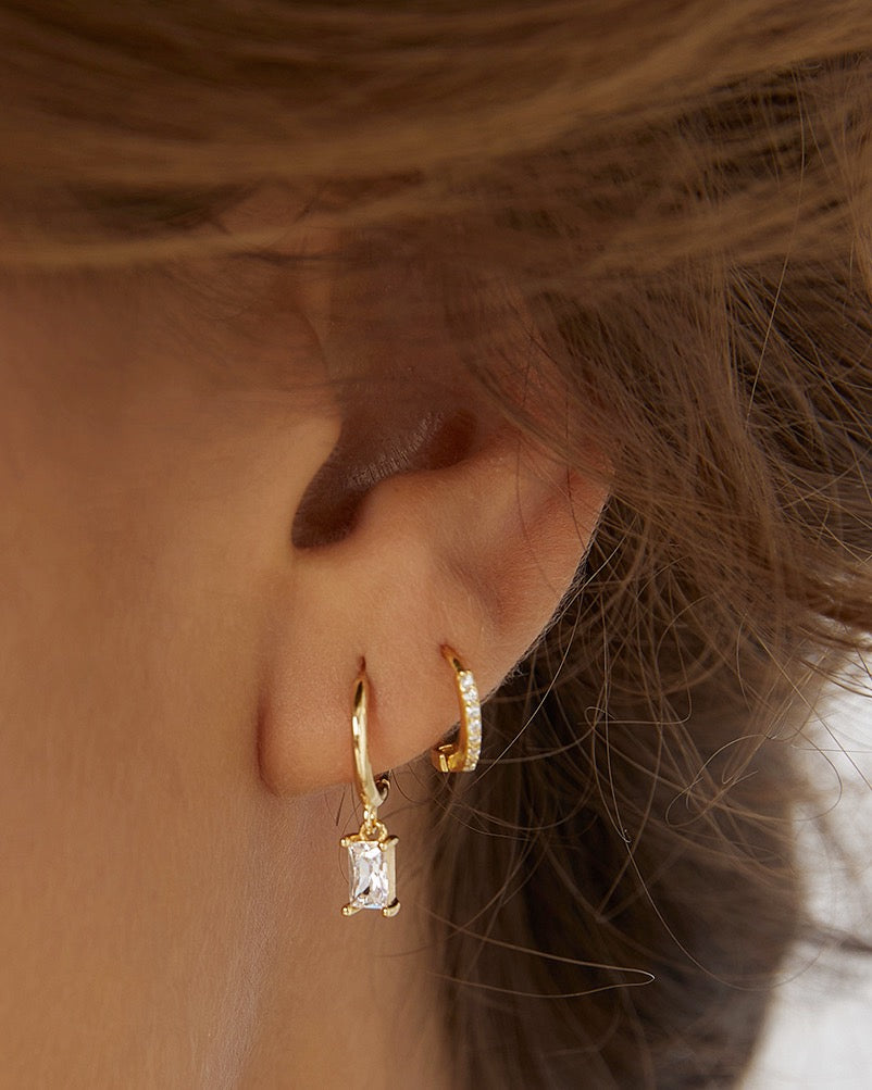 Pip Gold Charm Earrings