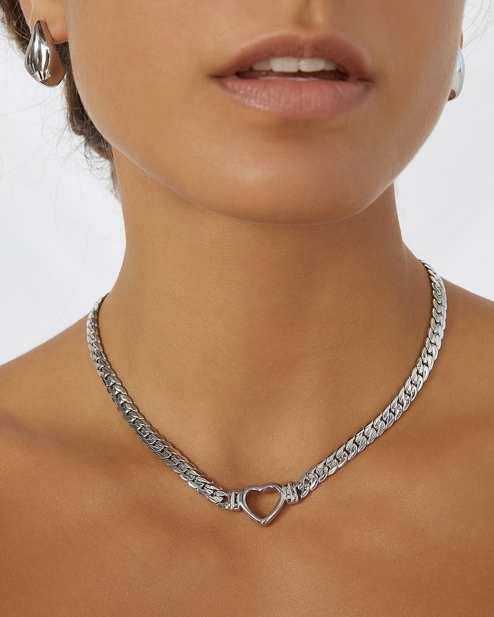 Valentine Necklace - Silver