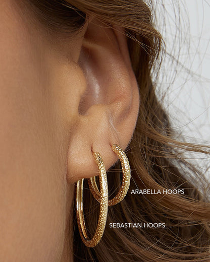 Sebastian Gold Hoop Earrings