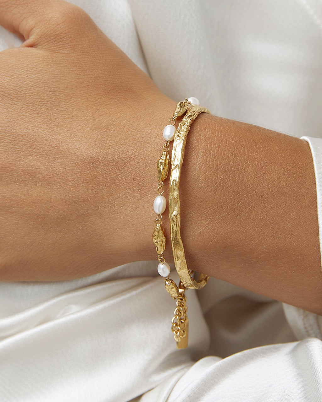 Helena Bracelet Stack - Gold