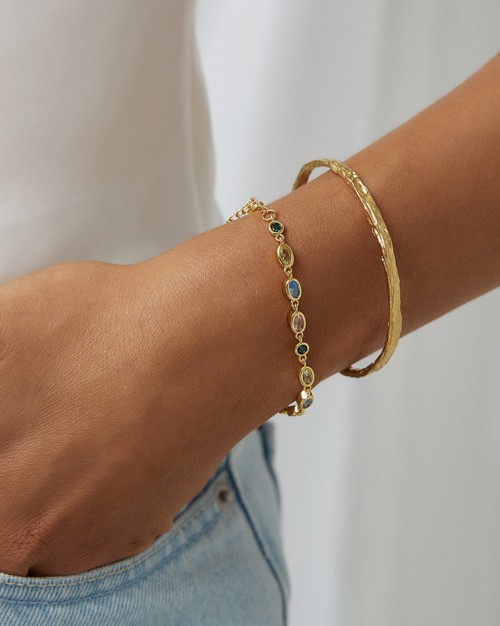 Isadora Gold Bracelet - Multi