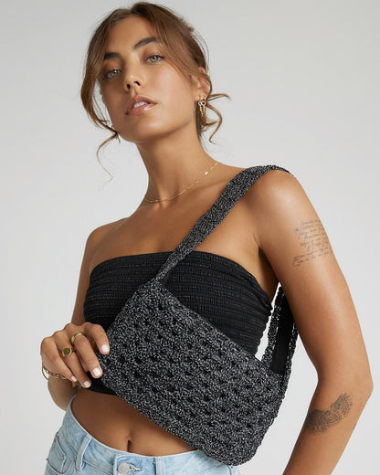 India Hand Bag - Raven
