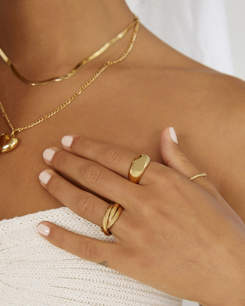 Sasha Trio Ring - Gold