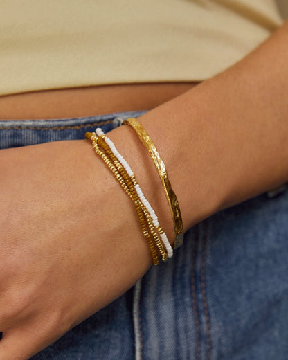 Sunshine Bracelet Stack - Khaki