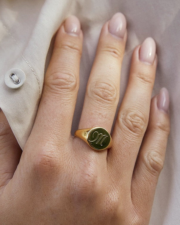 Miro Gold Signet Ring