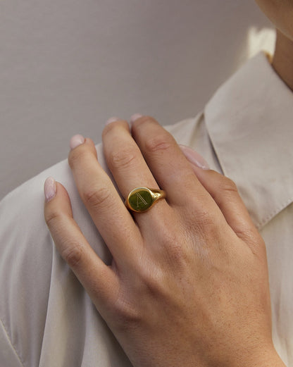 Miro Gold Signet Ring
