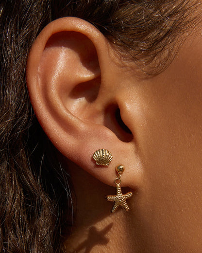 Neptune Gold Earrings