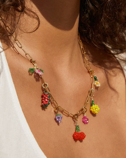 Lemon Beaded Charm