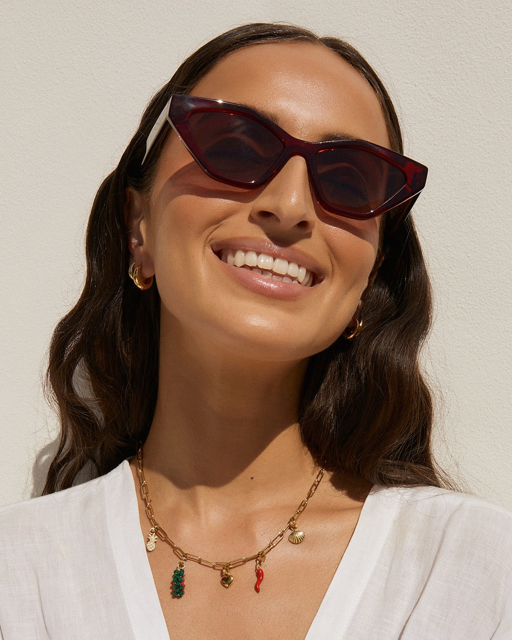 Jagger Sunglasses - Cherry Red