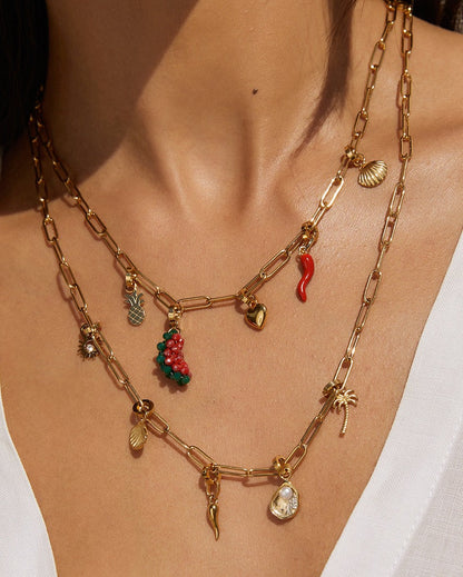 Watermelon Beaded Charm